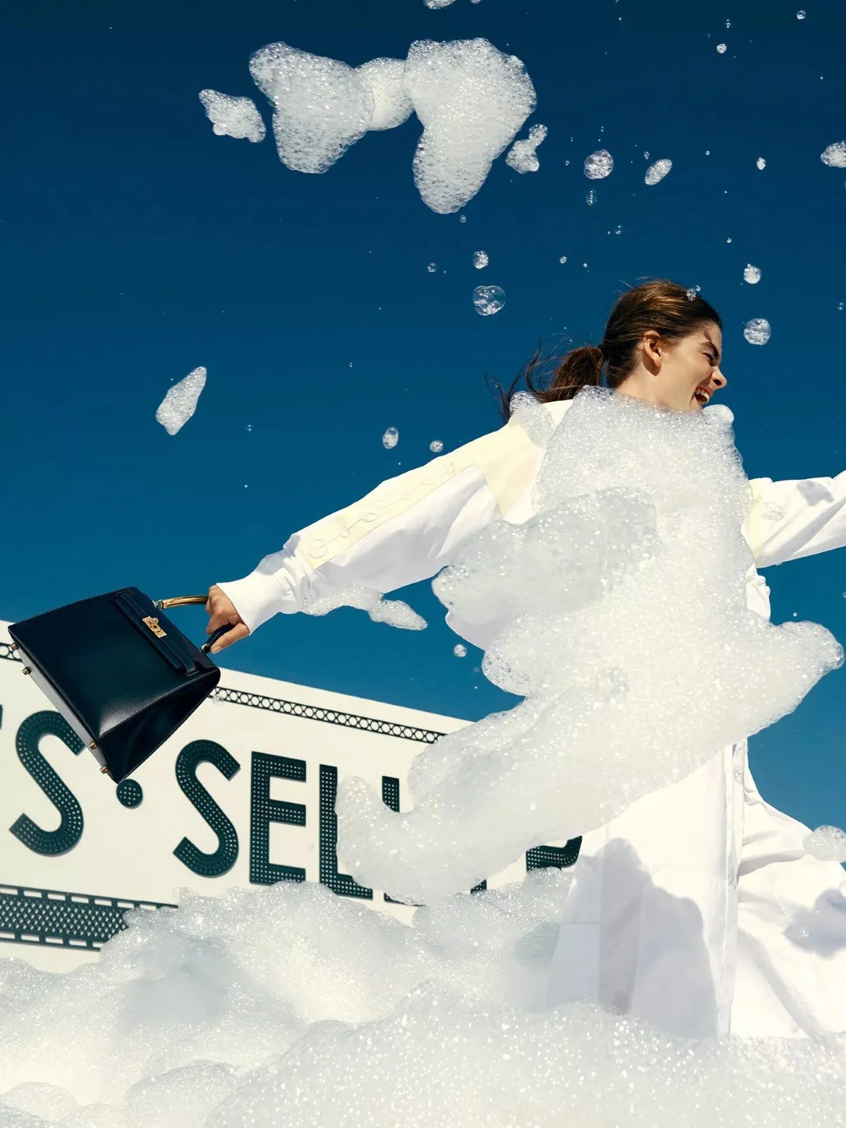 Hermes' Lighthearted Bubbles Sp 2022 Campaign by Jack Davison